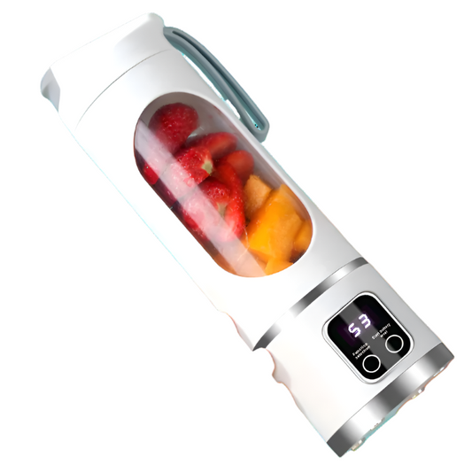 On-the-Go USB Rechargeable Smoothie Blender – 450ml, LED Display