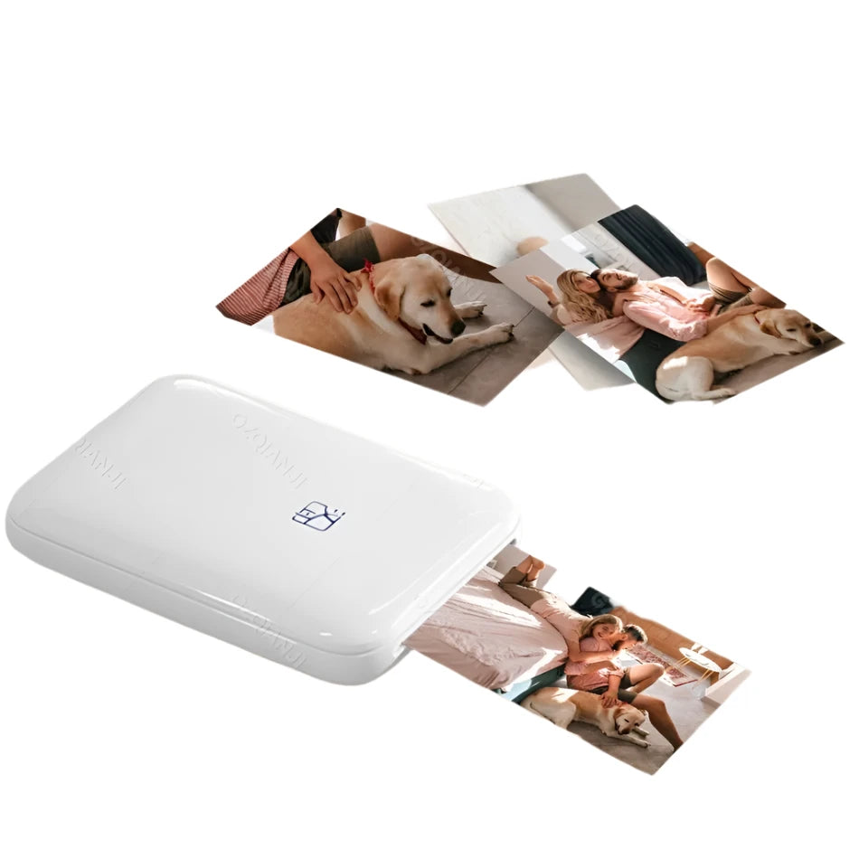 Pocket-Sized Wireless Photo Printer – Instant 2x3” Colour Prints Anywhere