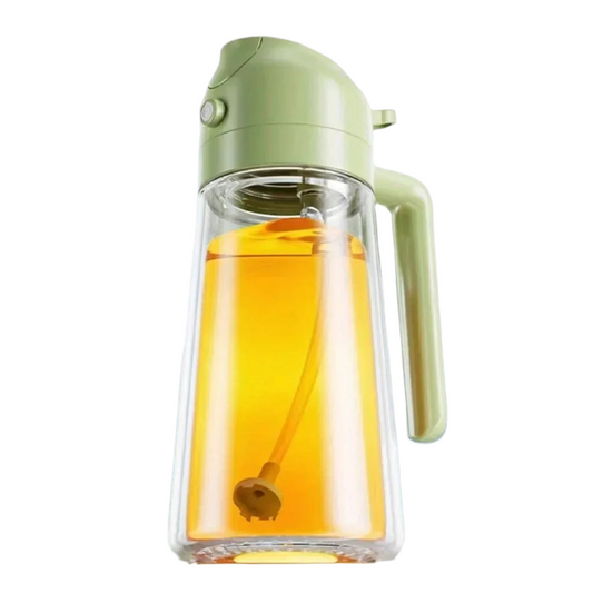 Eco-Friendly 2 in 1 Glass Oil Spray Dispenser 470ml – Ideal for Cooking & BBQ Use