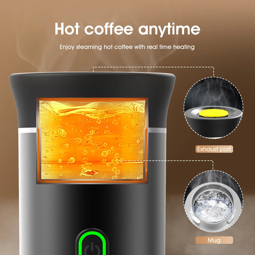 Anywhere Espresso – 3 in 1 Wireless Coffee Maker for Car, Home & Camping