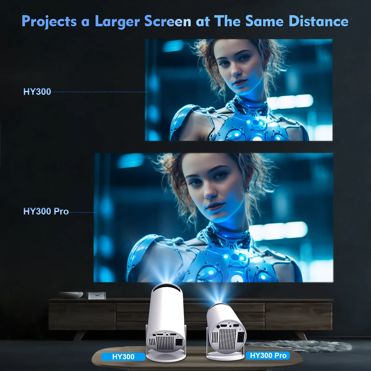 4K Smart Projector Pro – Portable 180° HD Cinema with Dual WiFi & Bluetooth 5.0