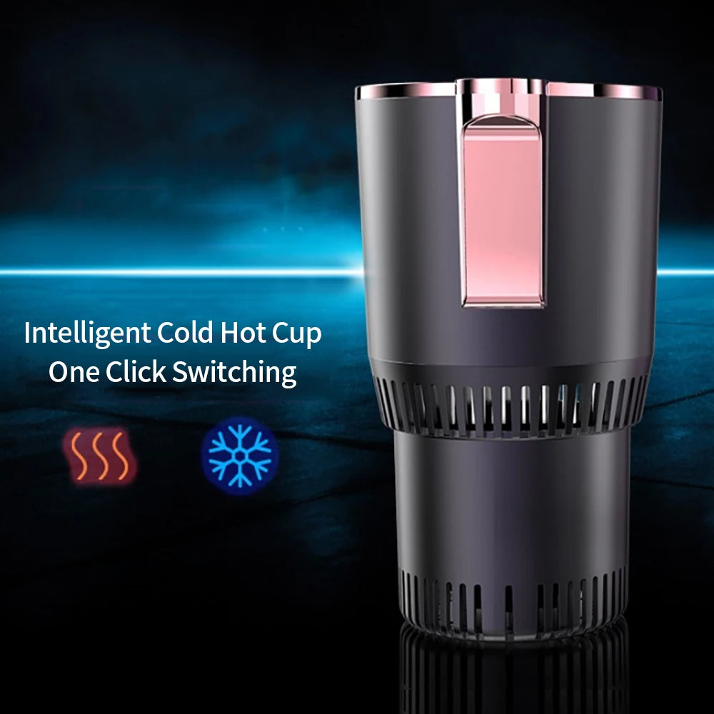 Smart 2 in 1 Car Cup Holder – Instant Hot & Cold Beverage Control